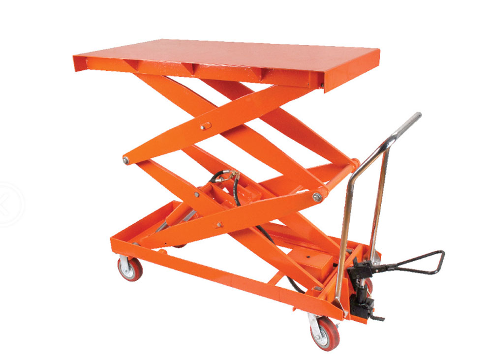 TF100SD double scissor portable lifting table